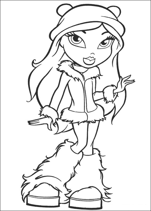 Coloring page: Bratz (Cartoons) #32505 - Free Printable Coloring Pages