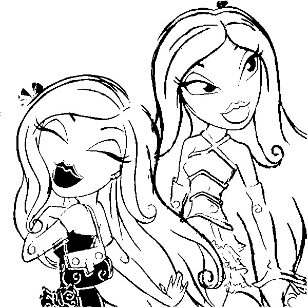 Coloring page: Bratz (Cartoons) #32506 - Free Printable Coloring Pages