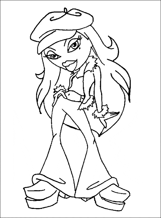 Coloring page: Bratz (Cartoons) #32510 - Free Printable Coloring Pages