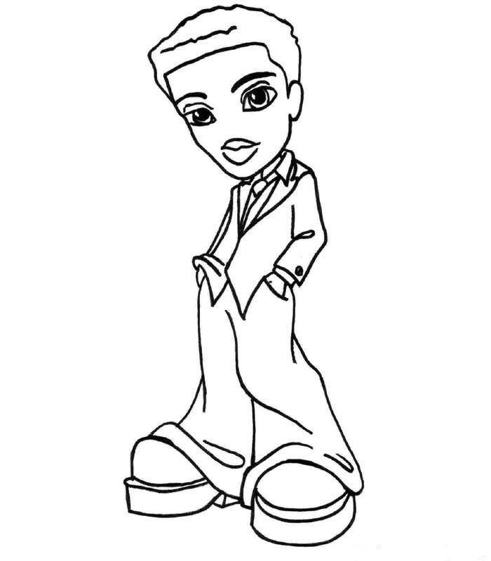 Coloring page: Bratz (Cartoons) #32514 - Free Printable Coloring Pages