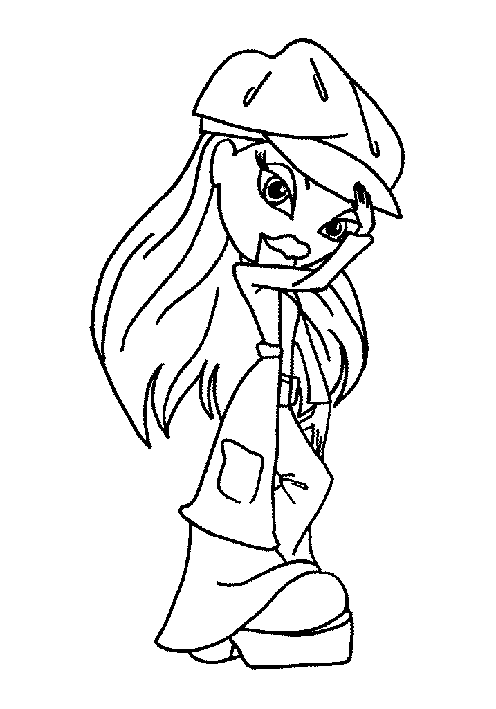 Coloring page: Bratz (Cartoons) #32515 - Free Printable Coloring Pages