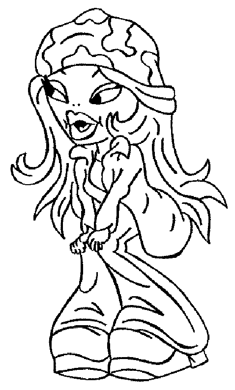 Coloring page: Bratz (Cartoons) #32519 - Free Printable Coloring Pages