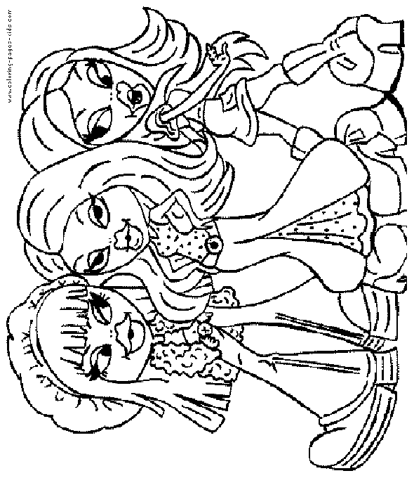 Coloring page: Bratz (Cartoons) #32520 - Free Printable Coloring Pages