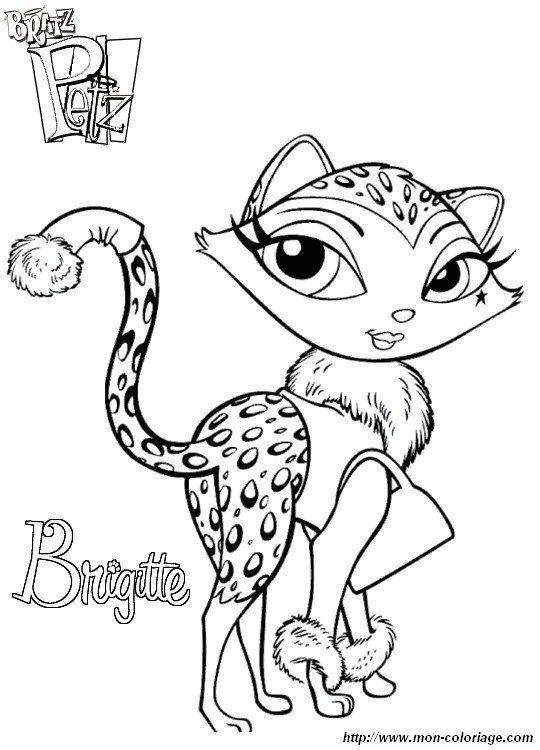 Coloring page: Bratz (Cartoons) #32527 - Free Printable Coloring Pages