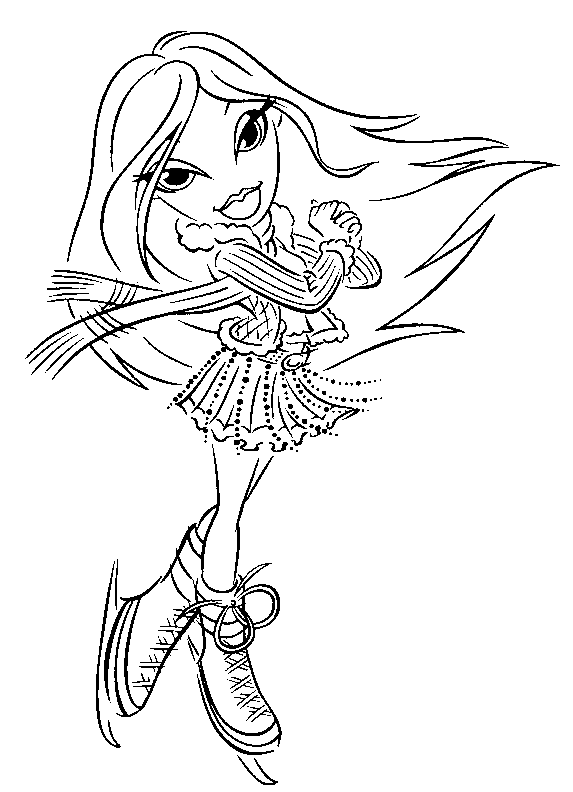 Coloring page: Bratz (Cartoons) #32531 - Free Printable Coloring Pages