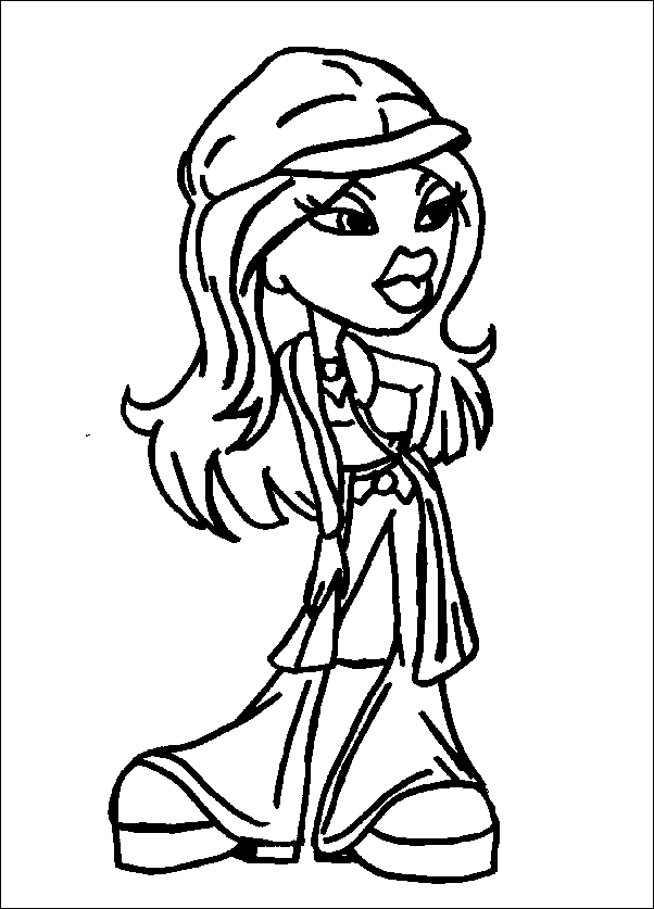 Coloring page: Bratz (Cartoons) #32552 - Free Printable Coloring Pages