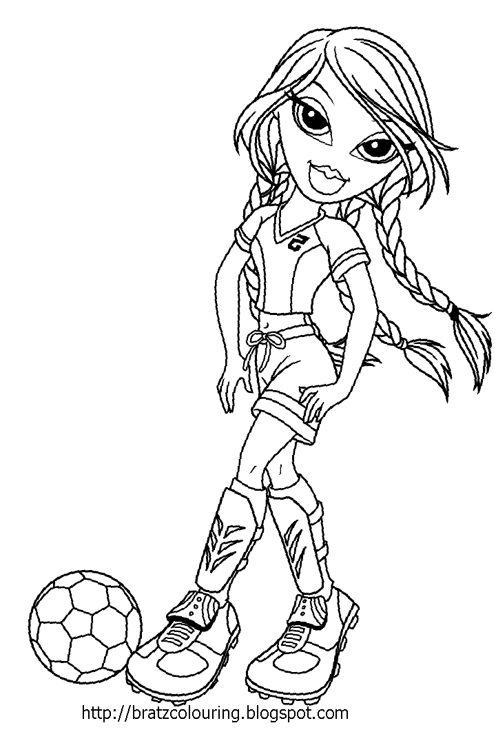 Coloring page: Bratz (Cartoons) #32555 - Free Printable Coloring Pages