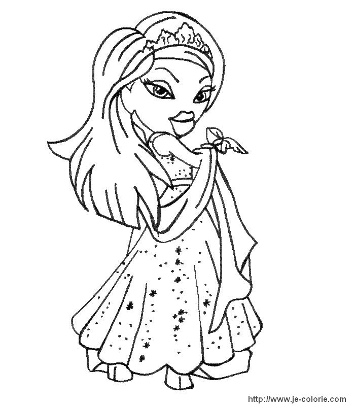 Coloring page: Bratz (Cartoons) #32560 - Free Printable Coloring Pages