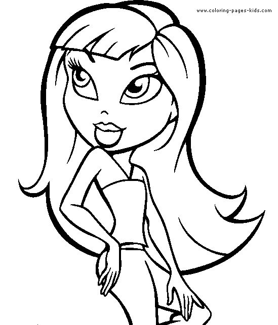 Coloring page: Bratz (Cartoons) #32562 - Free Printable Coloring Pages