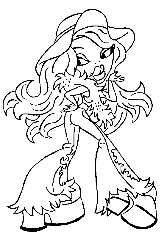 Coloring page: Bratz (Cartoons) #32563 - Free Printable Coloring Pages