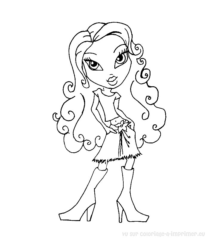 Coloring page: Bratz (Cartoons) #32571 - Free Printable Coloring Pages