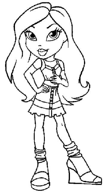 Coloring page: Bratz (Cartoons) #32573 - Free Printable Coloring Pages