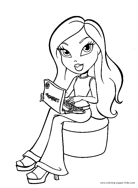 Coloring page: Bratz (Cartoons) #32595 - Free Printable Coloring Pages