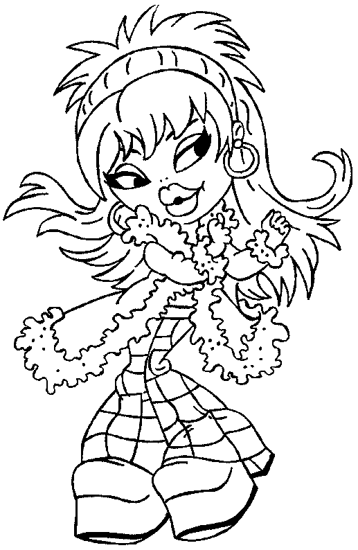 Coloring page: Bratz (Cartoons) #32598 - Free Printable Coloring Pages