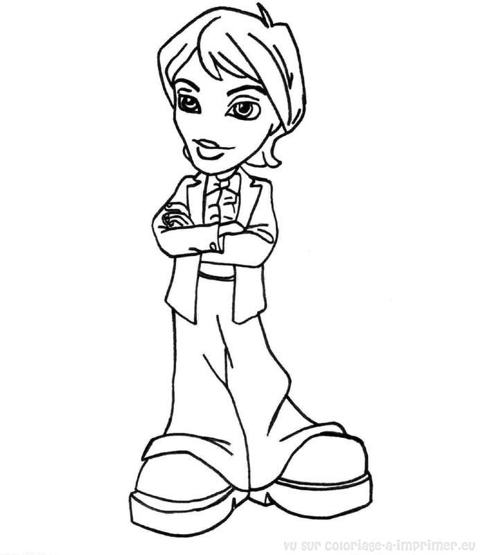 Coloring page: Bratz (Cartoons) #32605 - Free Printable Coloring Pages