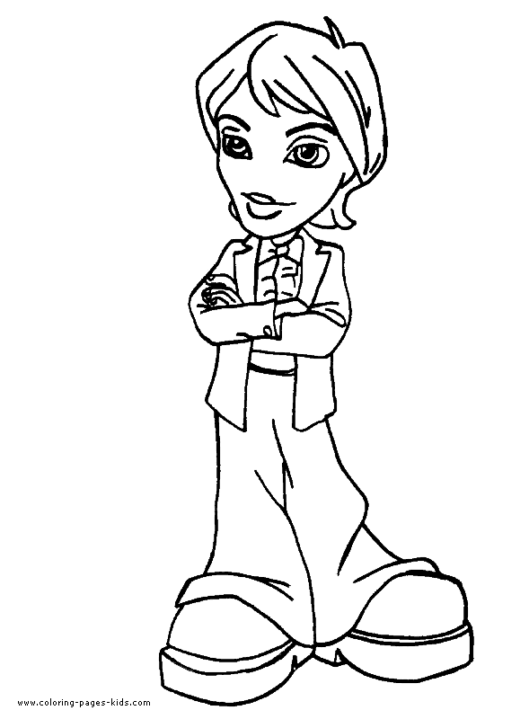 Coloring page: Bratz (Cartoons) #32630 - Free Printable Coloring Pages