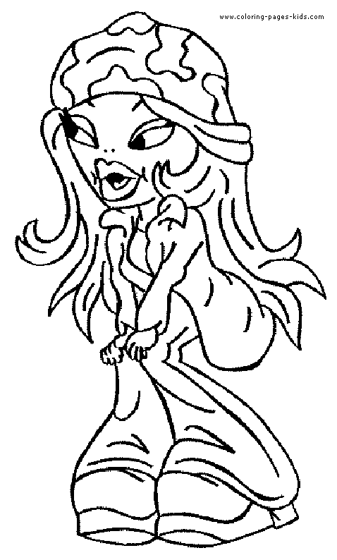 Coloring page: Bratz (Cartoons) #32637 - Free Printable Coloring Pages