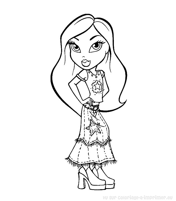 Coloring page: Bratz (Cartoons) #32639 - Free Printable Coloring Pages