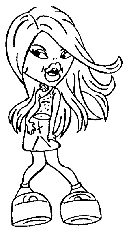 Coloring page: Bratz (Cartoons) #32651 - Free Printable Coloring Pages