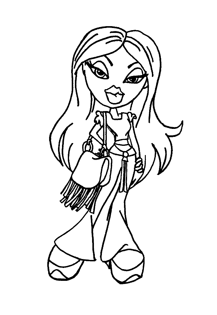 Coloring page: Bratz (Cartoons) #32652 - Free Printable Coloring Pages