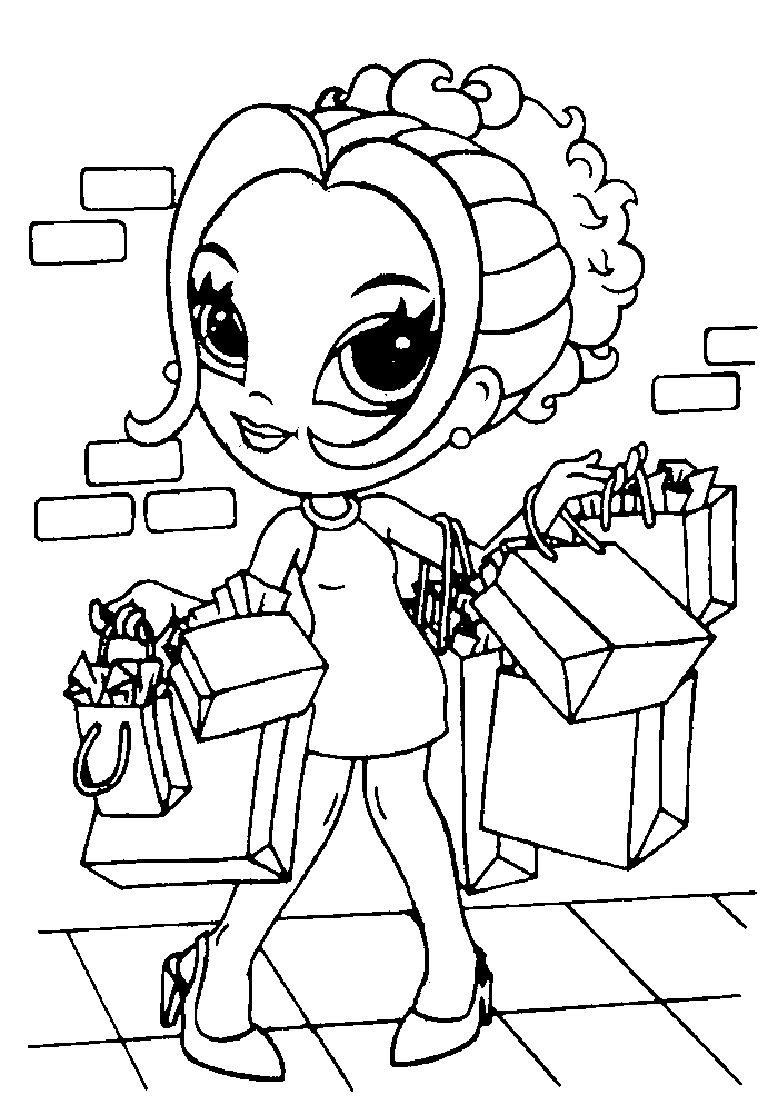 Coloring page: Bratz (Cartoons) #32658 - Free Printable Coloring Pages