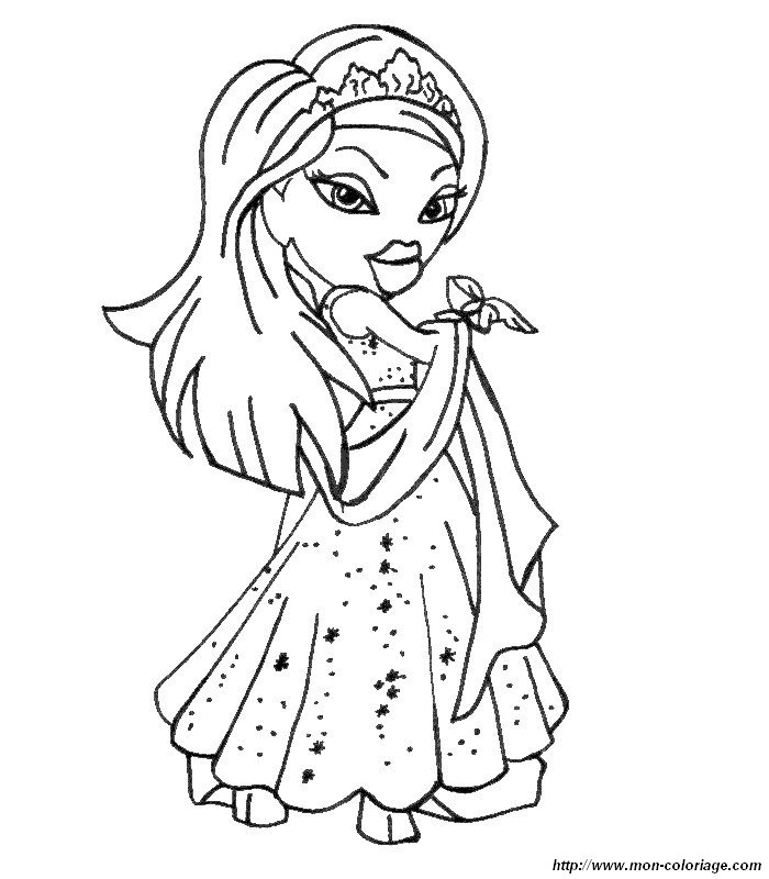 Coloring page: Bratz (Cartoons) #32664 - Free Printable Coloring Pages