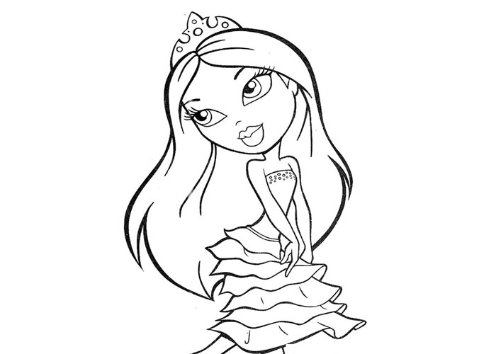 Coloring page: Bratz (Cartoons) #32668 - Free Printable Coloring Pages