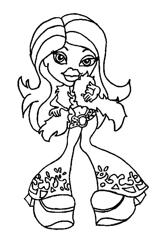 Coloring page: Bratz (Cartoons) #32673 - Free Printable Coloring Pages