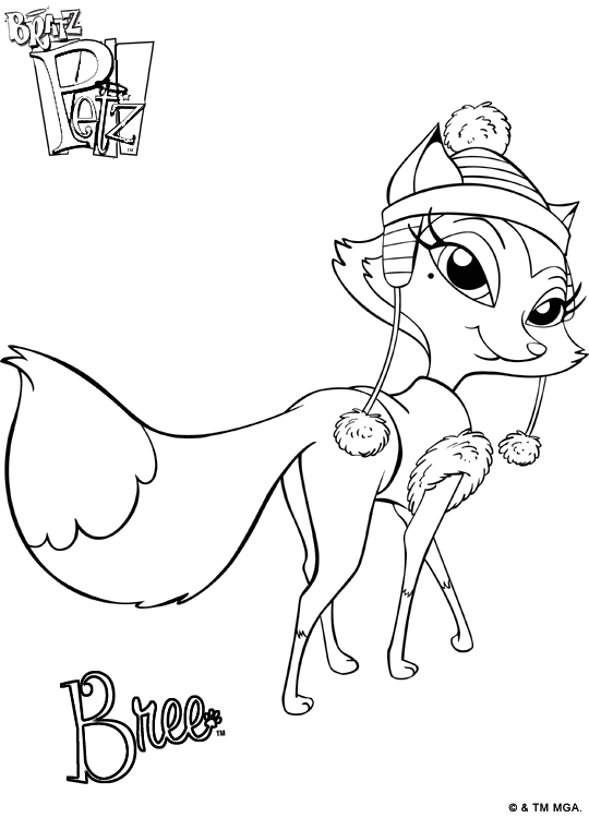 Coloring page: Bratz (Cartoons) #32675 - Free Printable Coloring Pages