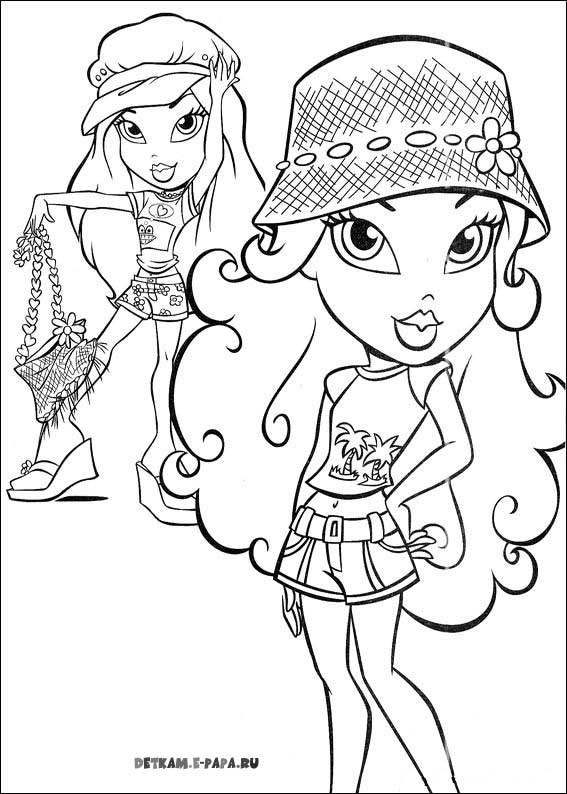 Coloring page: Bratz (Cartoons) #32676 - Free Printable Coloring Pages