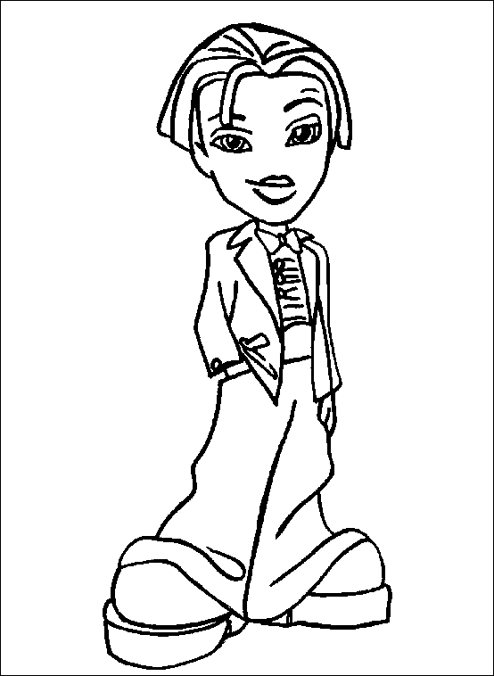 Coloring page: Bratz (Cartoons) #32680 - Free Printable Coloring Pages