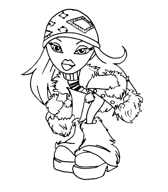 Coloring page: Bratz (Cartoons) #32687 - Free Printable Coloring Pages