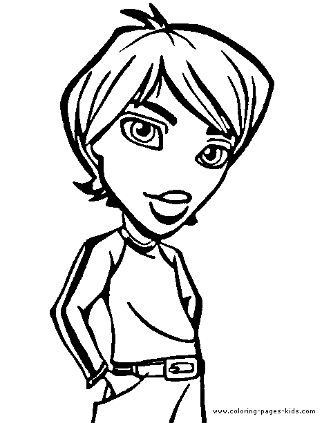 Coloring page: Bratz (Cartoons) #32691 - Free Printable Coloring Pages