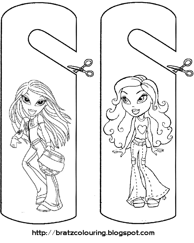 Coloring page: Bratz (Cartoons) #32693 - Free Printable Coloring Pages