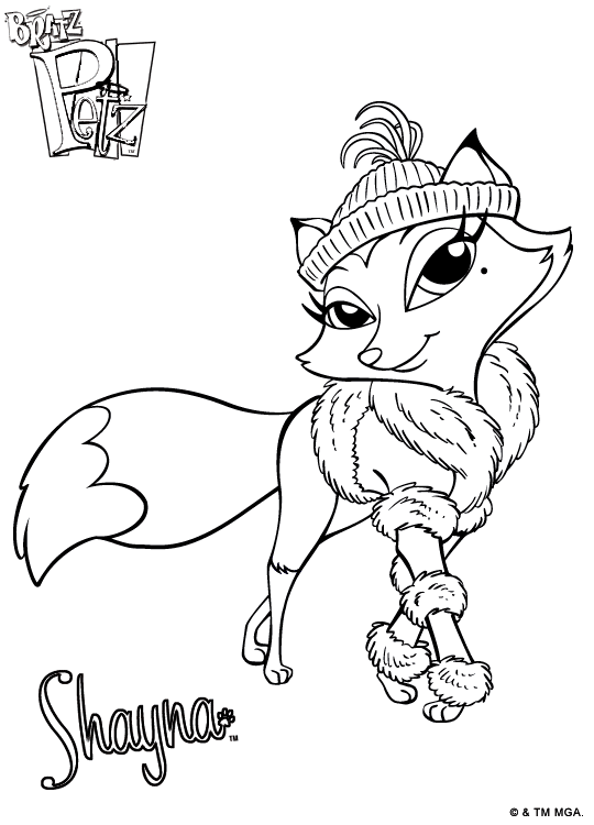 Coloring page: Bratz (Cartoons) #32696 - Free Printable Coloring Pages