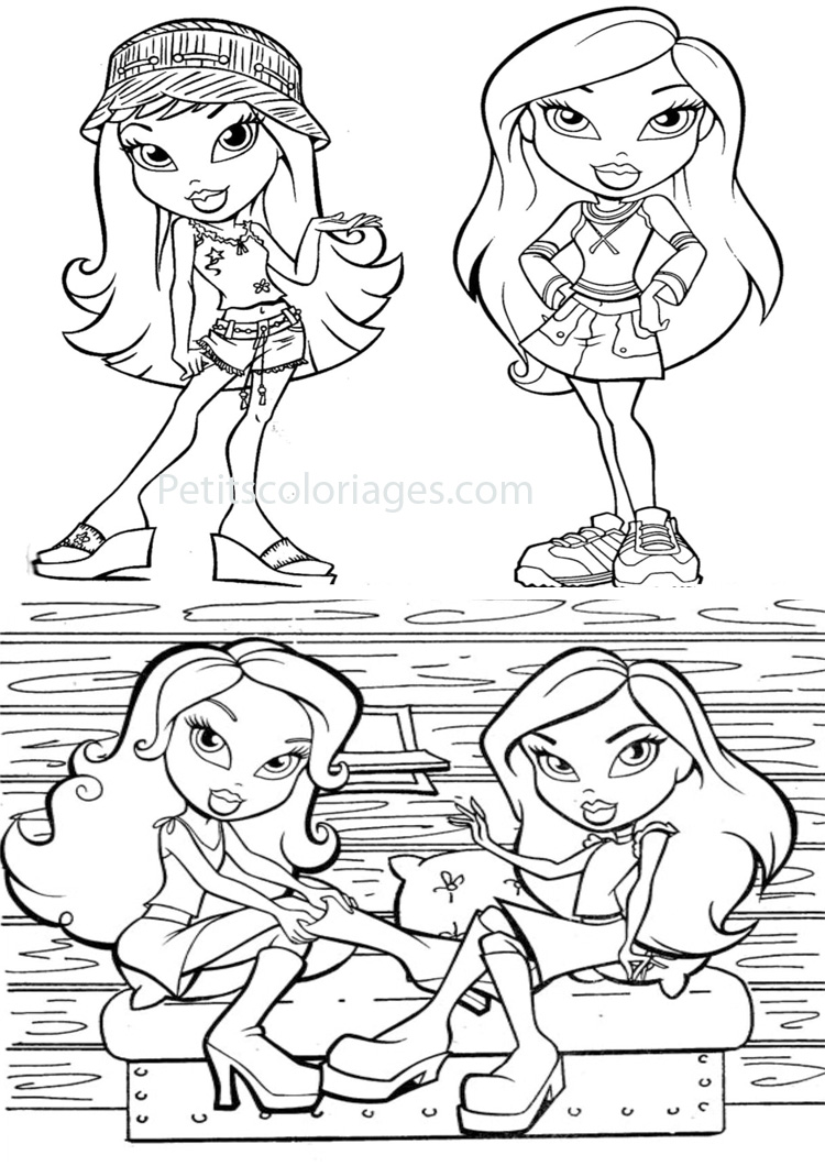 Coloring page: Bratz (Cartoons) #32703 - Free Printable Coloring Pages