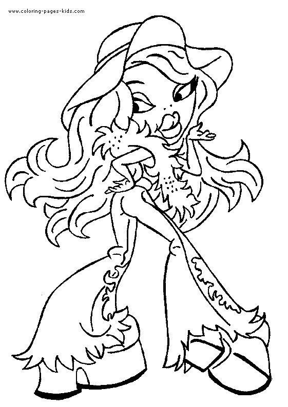 Coloring page: Bratz (Cartoons) #32708 - Free Printable Coloring Pages