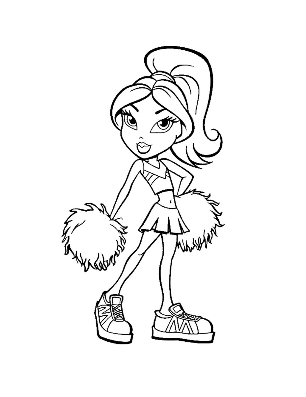 Drawing Bratz #32722 (Cartoons) – Printable coloring pages