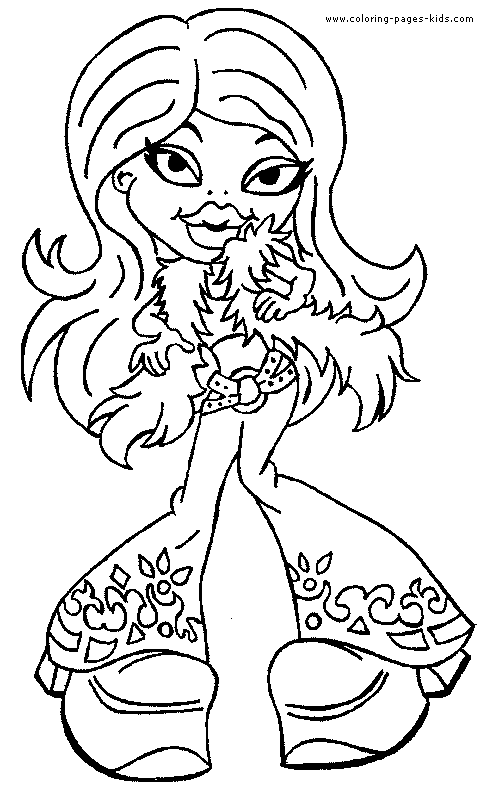 Coloring page: Bratz (Cartoons) #32724 - Free Printable Coloring Pages