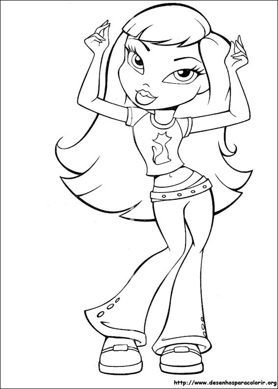 Coloring page: Bratz (Cartoons) #32728 - Free Printable Coloring Pages