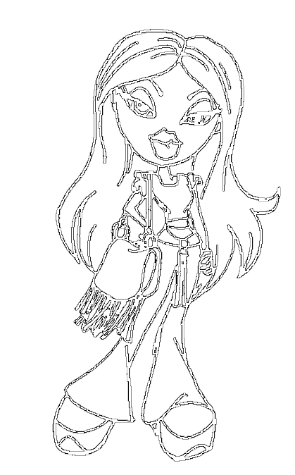 Coloring page: Bratz (Cartoons) #32732 - Free Printable Coloring Pages