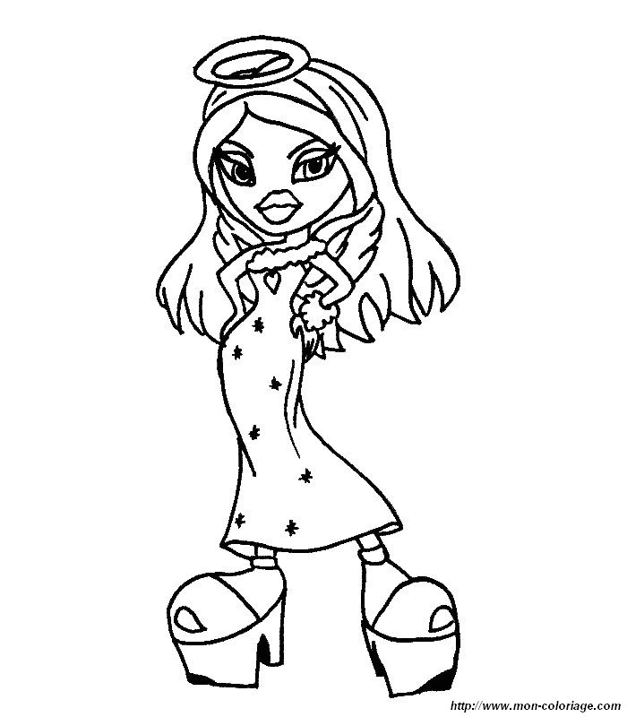 Coloring page: Bratz (Cartoons) #32739 - Free Printable Coloring Pages