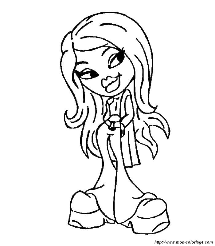 Coloring page: Bratz (Cartoons) #32748 - Free Printable Coloring Pages