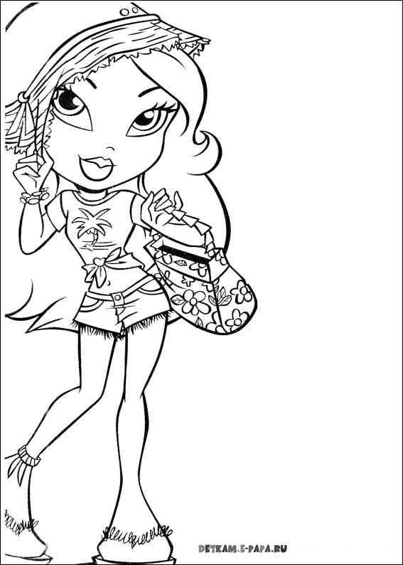 Coloring page: Bratz (Cartoons) #32753 - Free Printable Coloring Pages