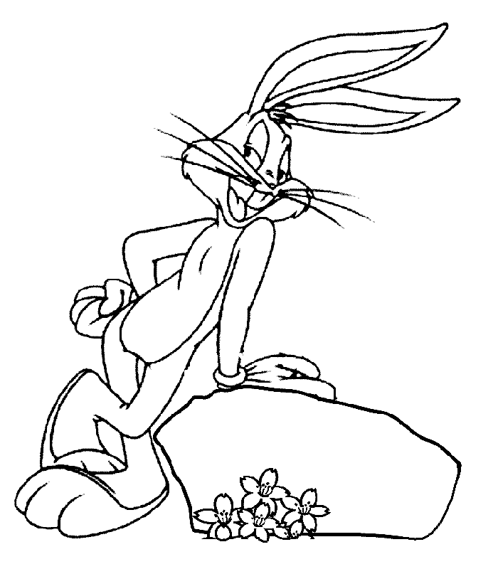 Drawing Bugs Bunny #26325 (Cartoons) – Printable coloring pages