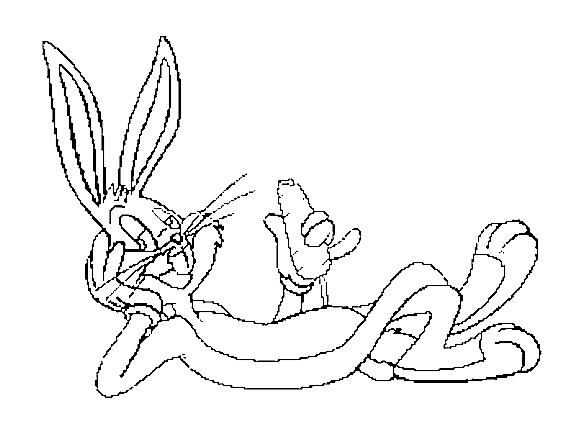 Coloring page: Bugs Bunny (Cartoons) #26332 - Free Printable Coloring Pages