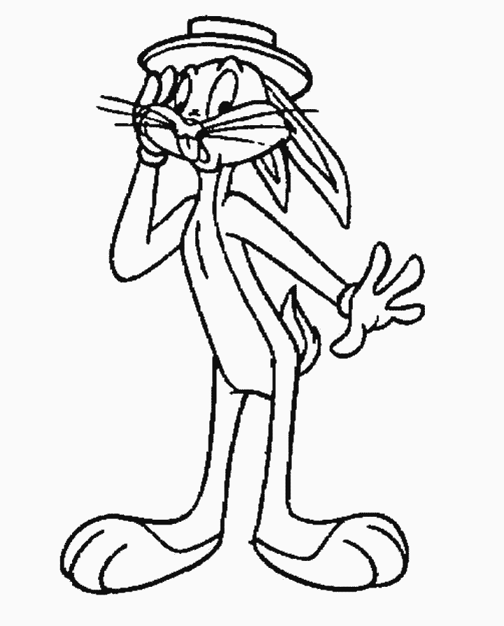 Coloring page: Bugs Bunny (Cartoons) #26339 - Free Printable Coloring Pages
