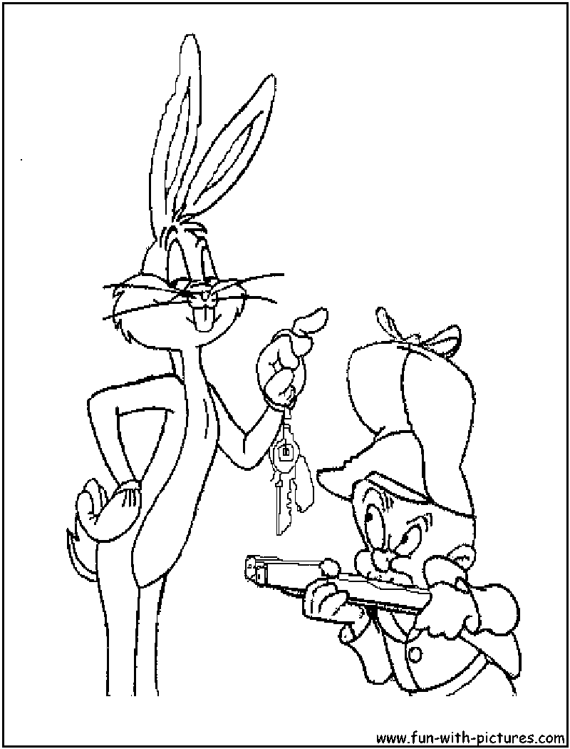 Drawing Bugs Bunny 21 Cartoons – Printable coloring pages
