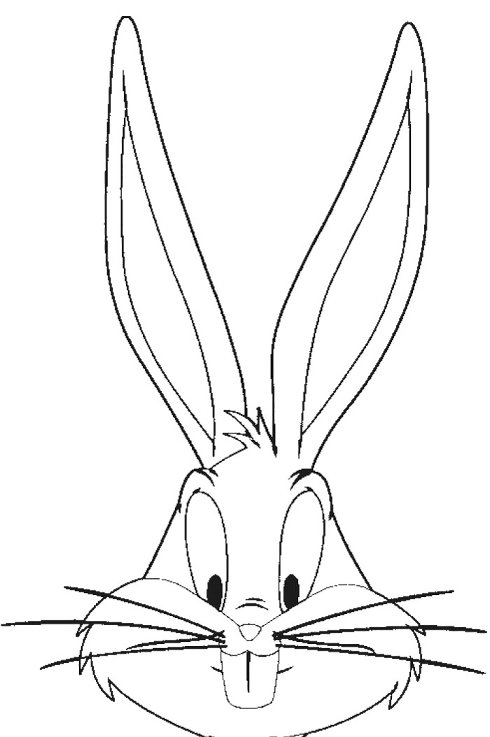 Drawing Bugs Bunny #26385 (Cartoons) – Printable coloring pages