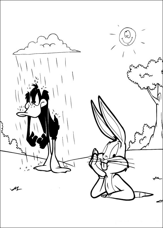 Coloring page: Bugs Bunny (Cartoons) #26422 - Free Printable Coloring Pages